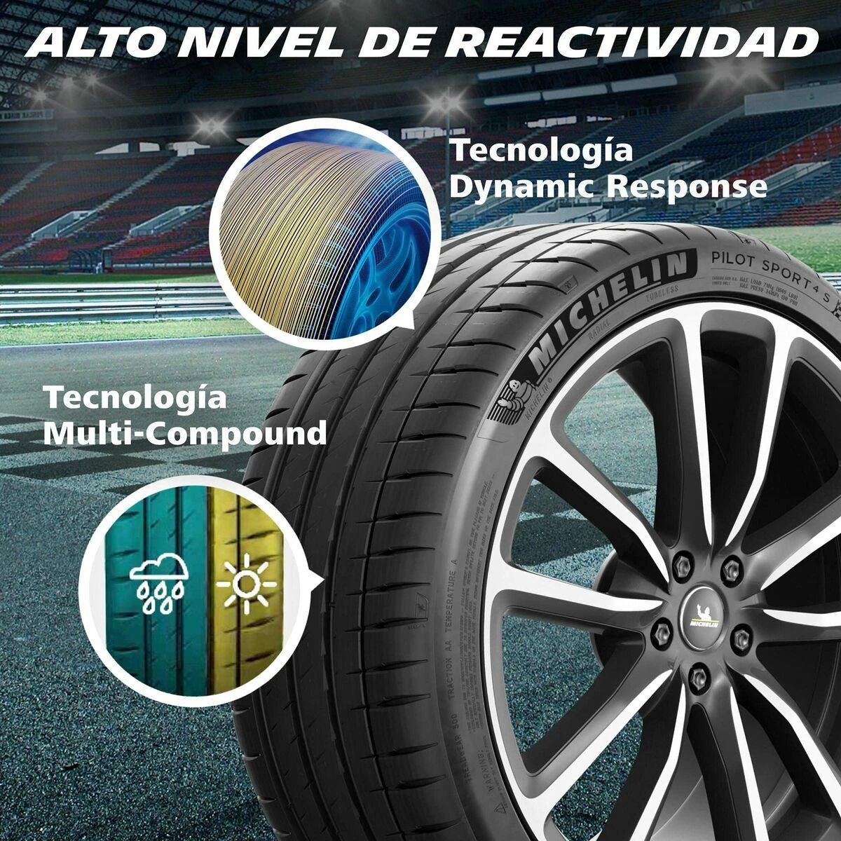 Michelin Padangos Pilot Sport 4 S 107 Y XL ( C A B 73dB )