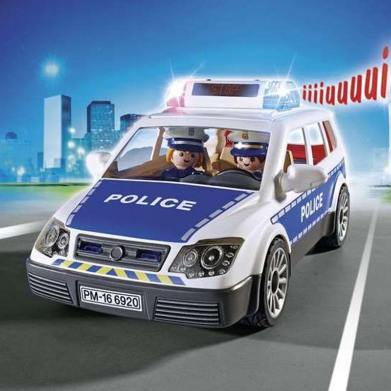 PLAYMOBIL CITY ACTION Policijos automobilis su šviesomis ir garsais, 6920