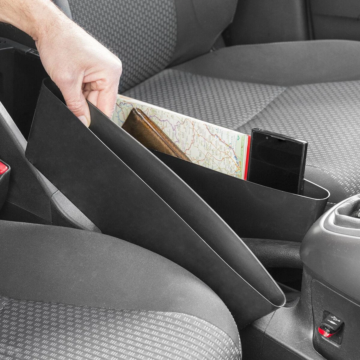 InnovaGoods Car Organiser (pack of 2pcs) Juodas