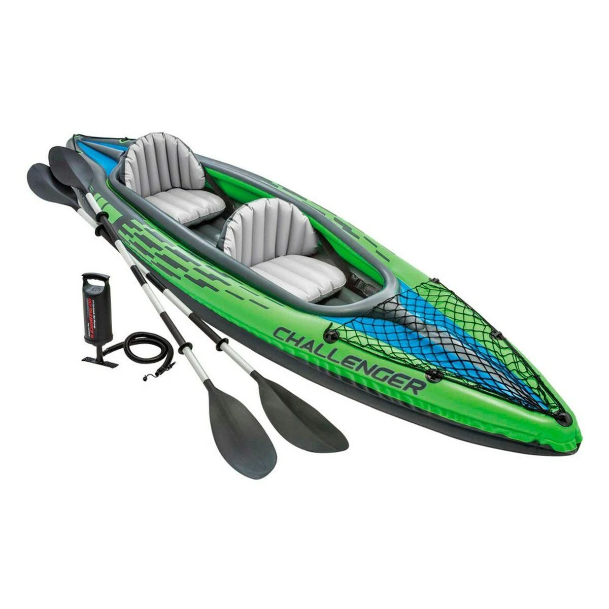 Pripučiama Baidarė (dvivietė) INTEX Challenger K2, Kayak 351x76x38cm