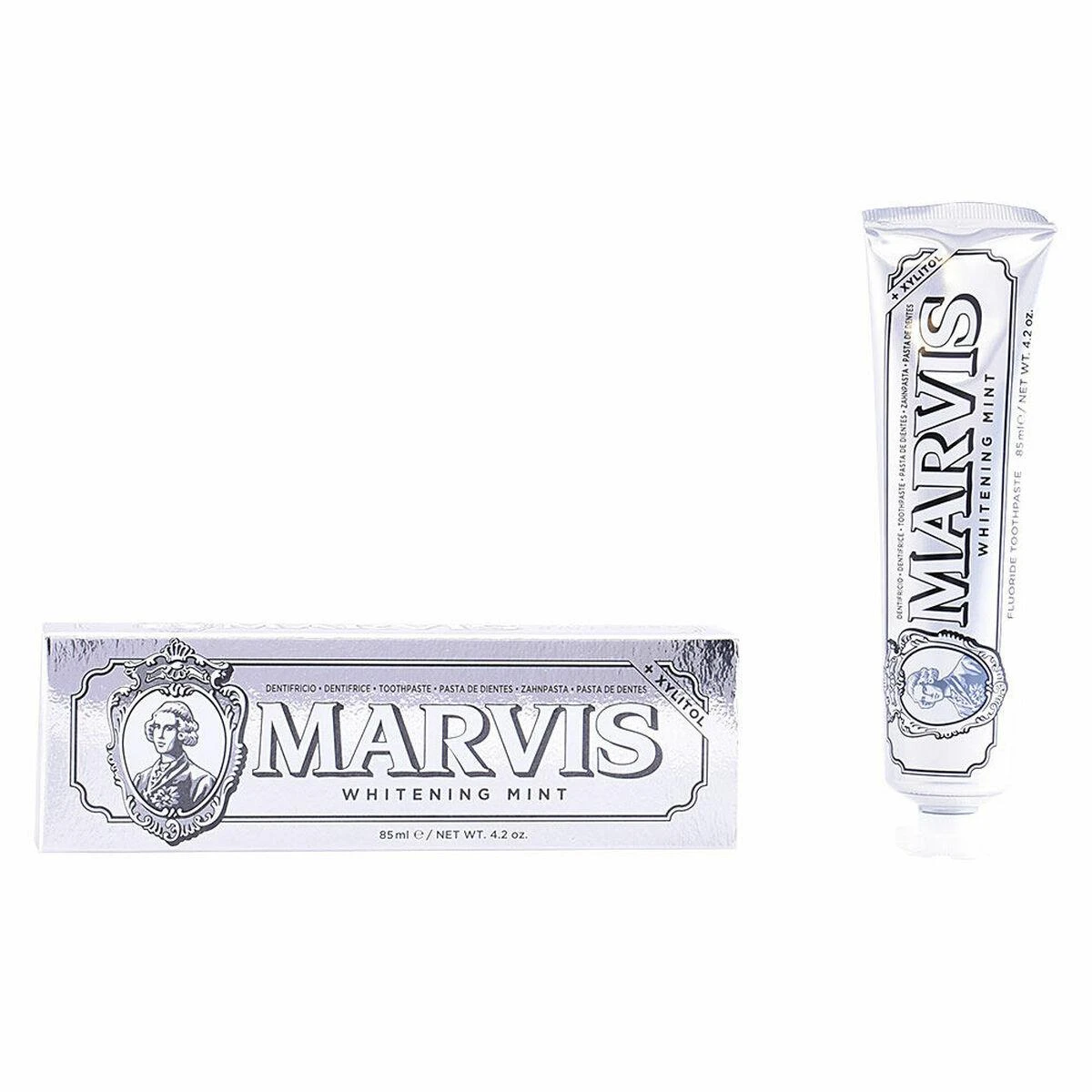 Marvis Whitening Mint Balinanti mėtų skonio dantų pasta, 85 ml