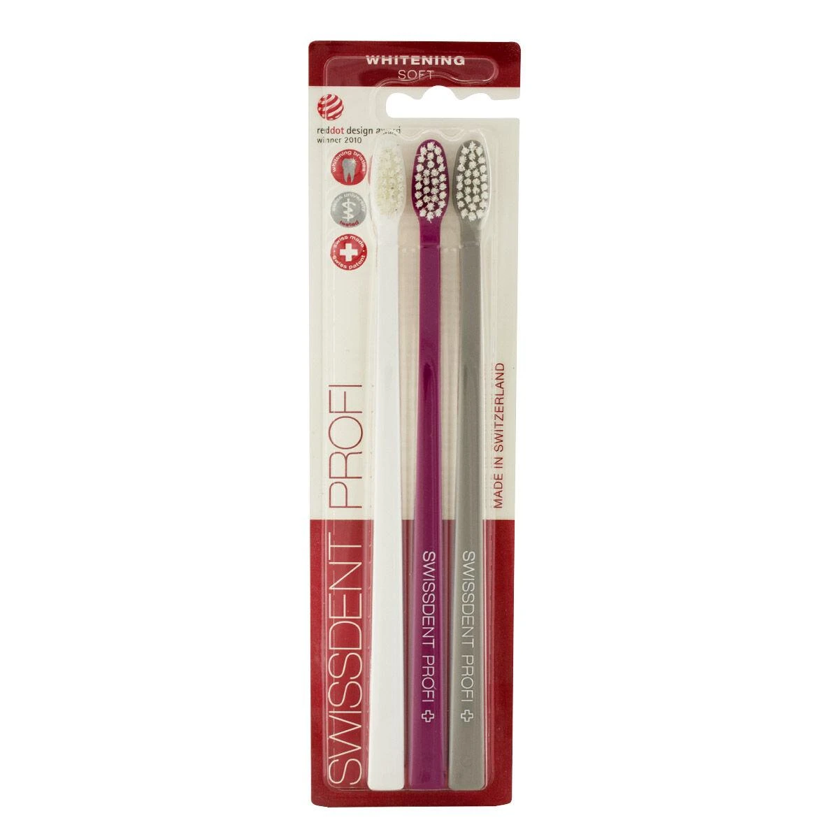 Swissdent Profi Whitening Trio Dantų šepetėlis