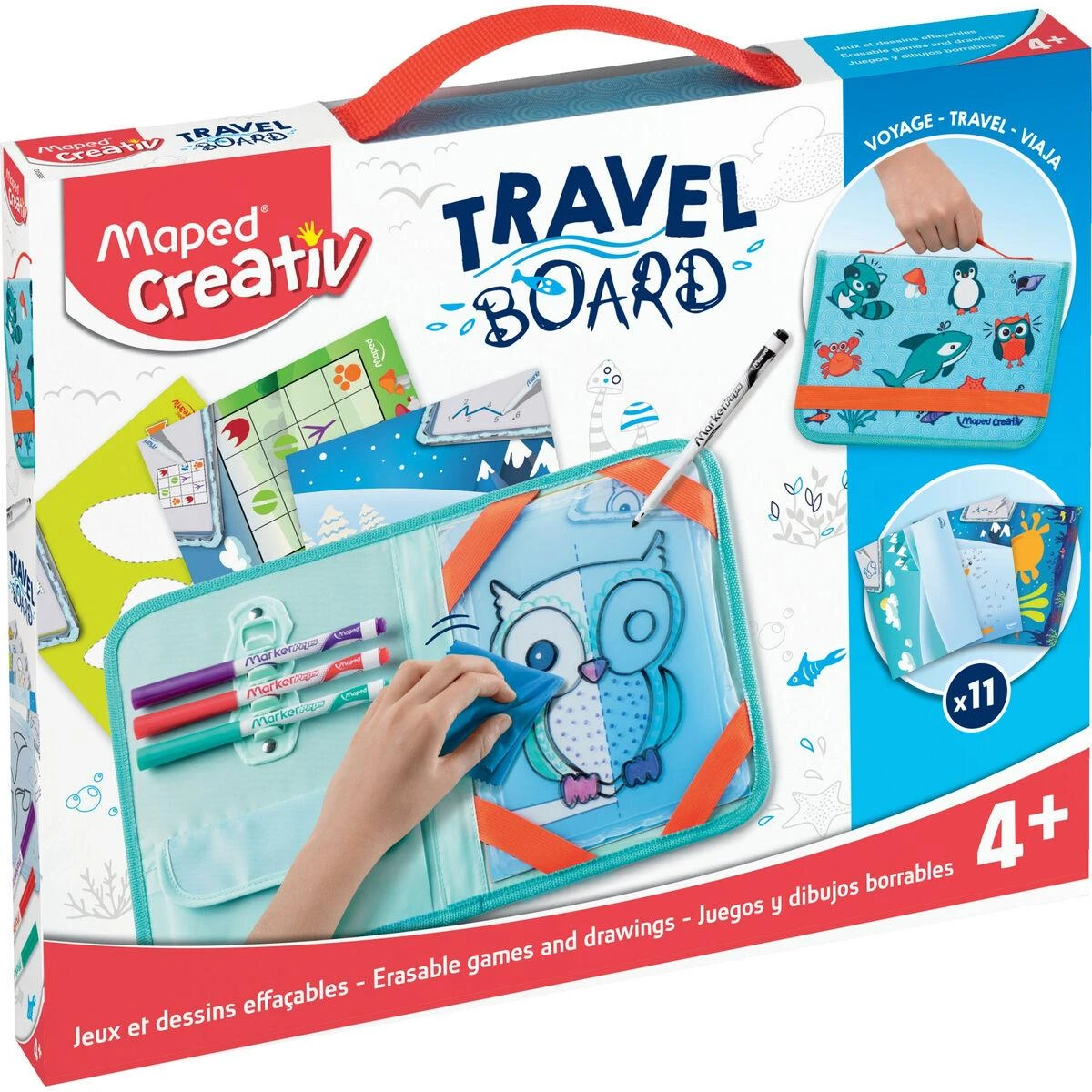 Maped Creative MAPED TRAVEL BOARD kūrybinis rinkinys, 3108