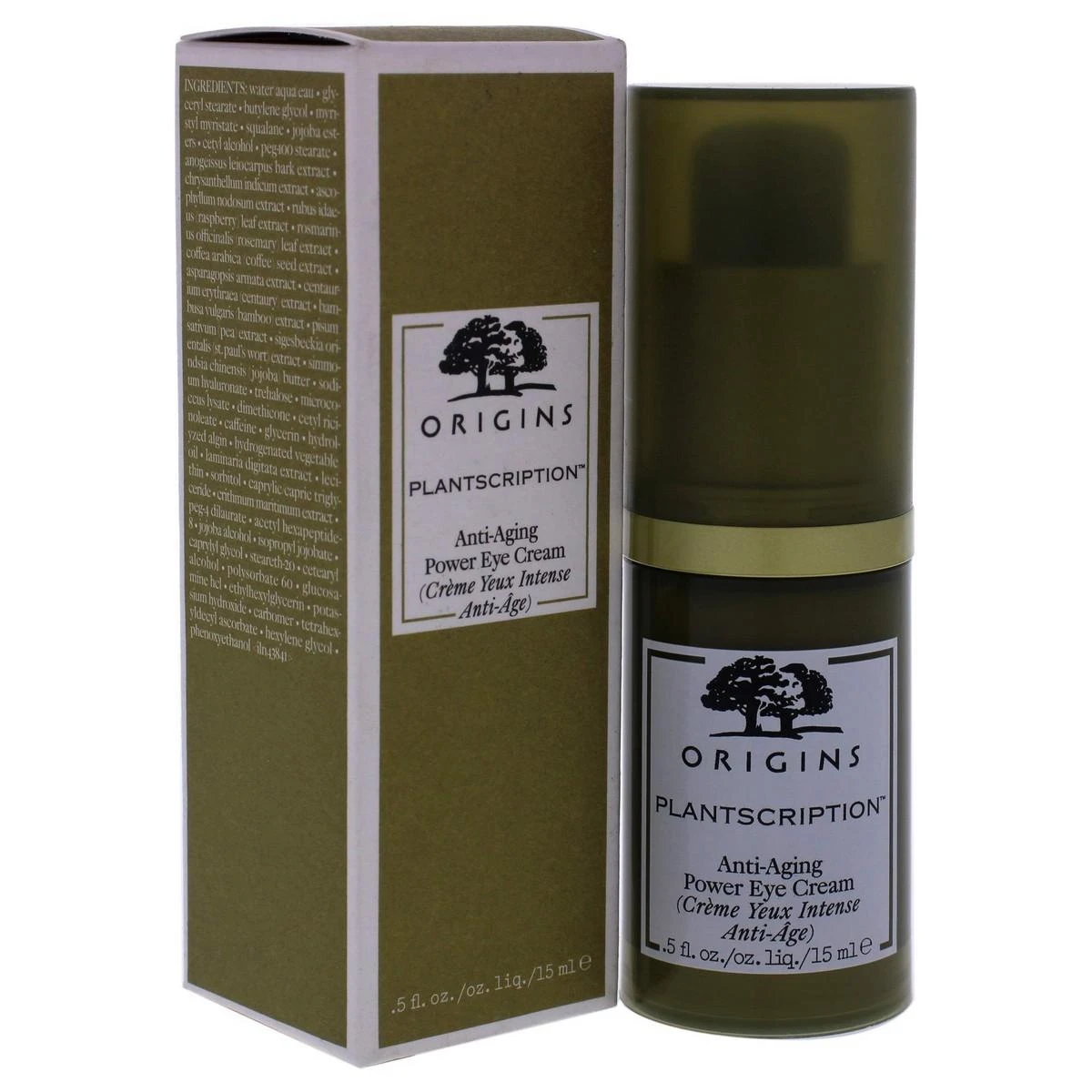 Origins Plantscription Anti-Aging Power Paakių kremas paakių kremas senėjimą lėtinančio poveikio, 15 ml