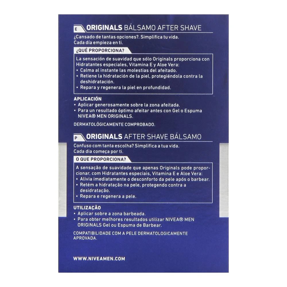 "Nivea" drėkinamasis balzamas po skutimosi su alaviju 100ml