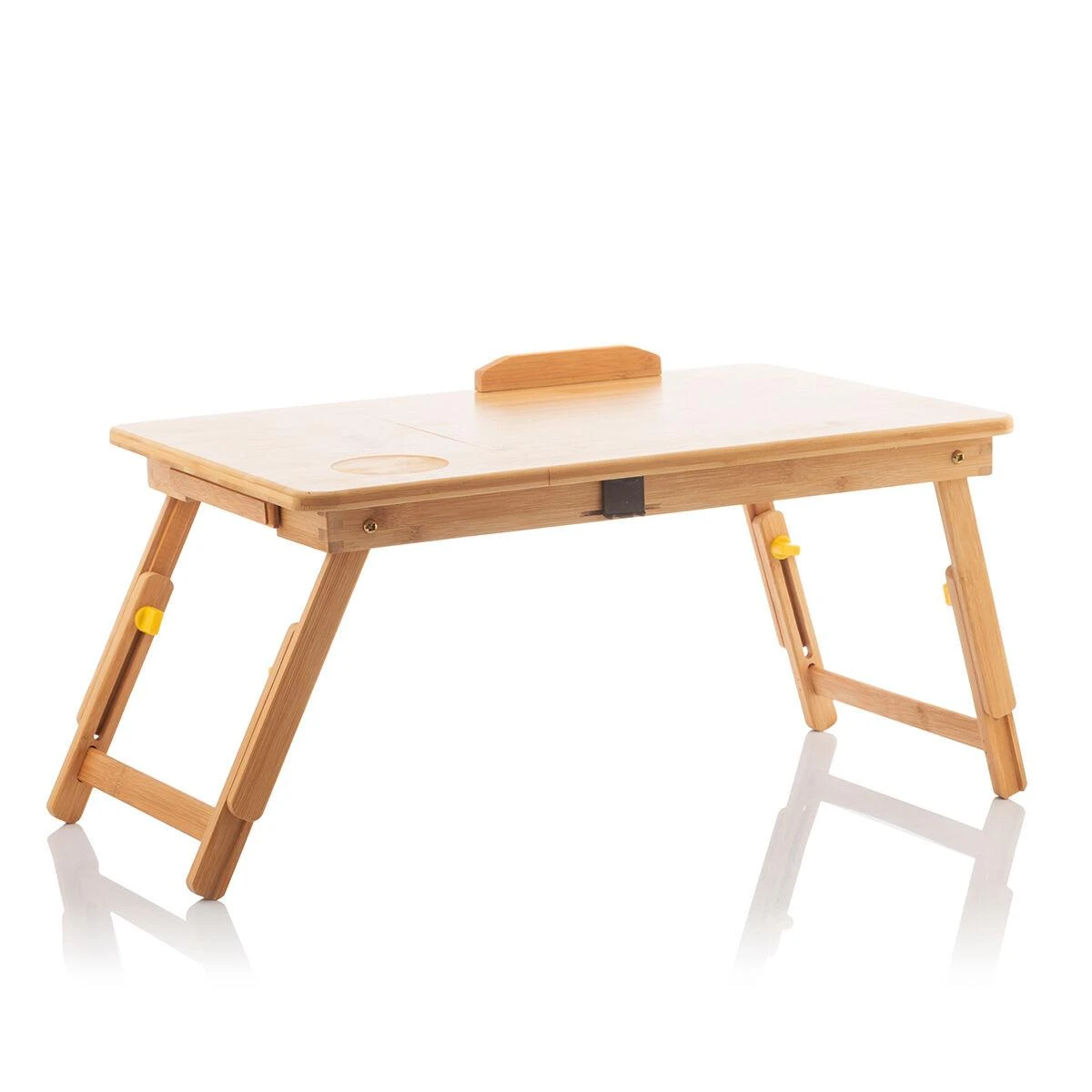 Sulankstomas staliukas InnovaGoods Lapwood, smėlio spalvos