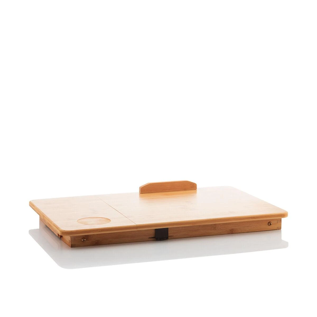 Sulankstomas staliukas InnovaGoods Lapwood, smėlio spalvos