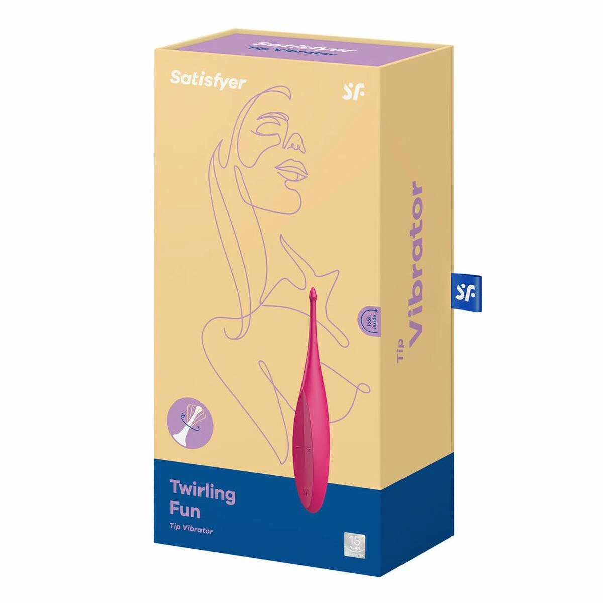 Banguotas klitorinis vibratorius Satisfyer Rožinė (17 x 3 cm)