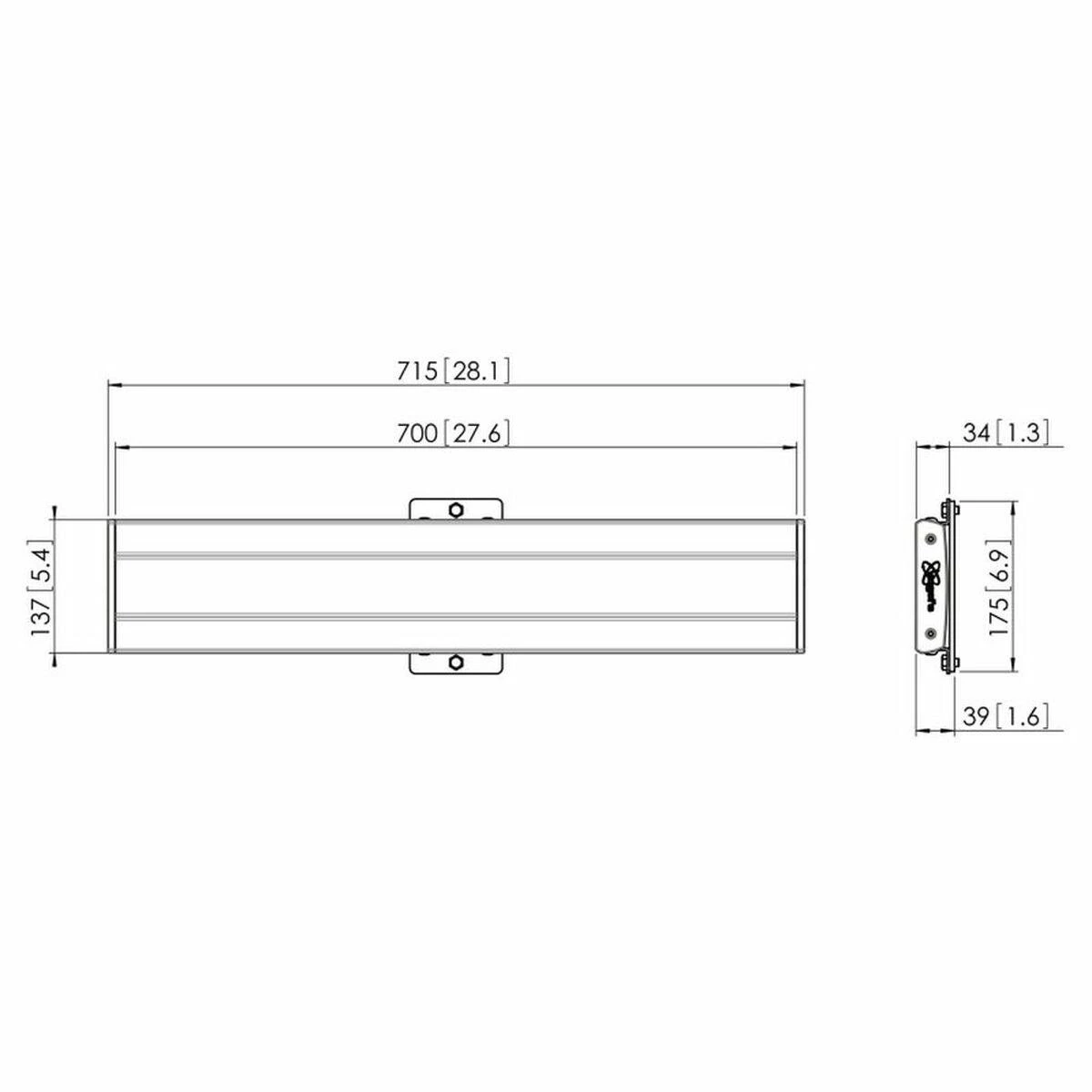 Laikiklis Vogels PFB 3407 ekrano adapterio juosta juoda
