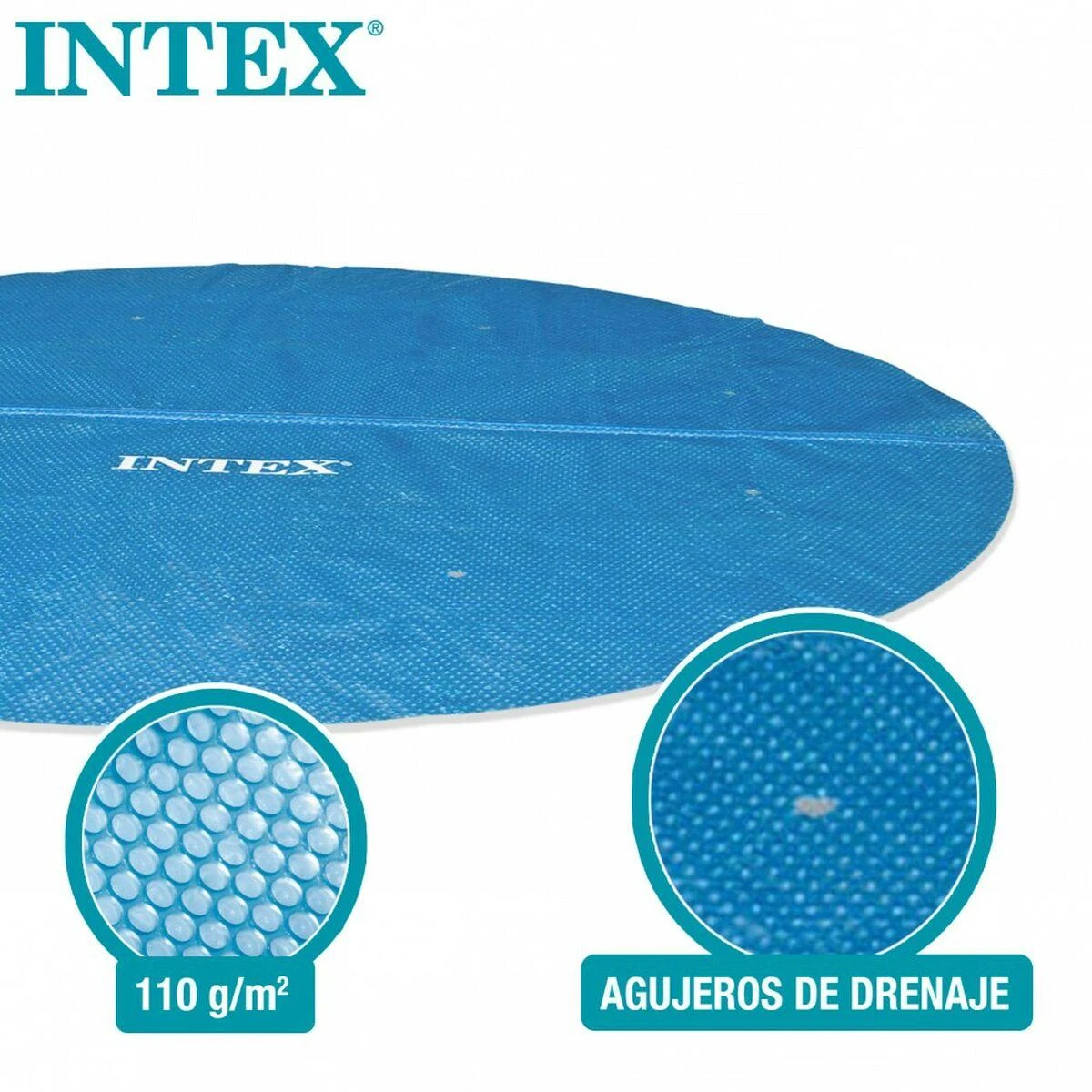 Telone Intex Baseino uždangalas, mėlynas, 206cm, polietilenas