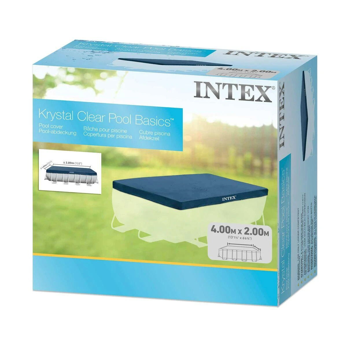 400x200cm INTEX rėminio baseino dangtis