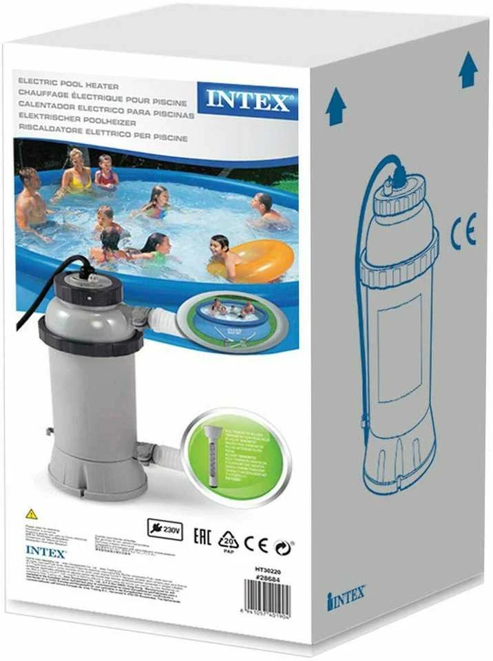 Baseino vand. šildyt. INTEX Krystal Clea