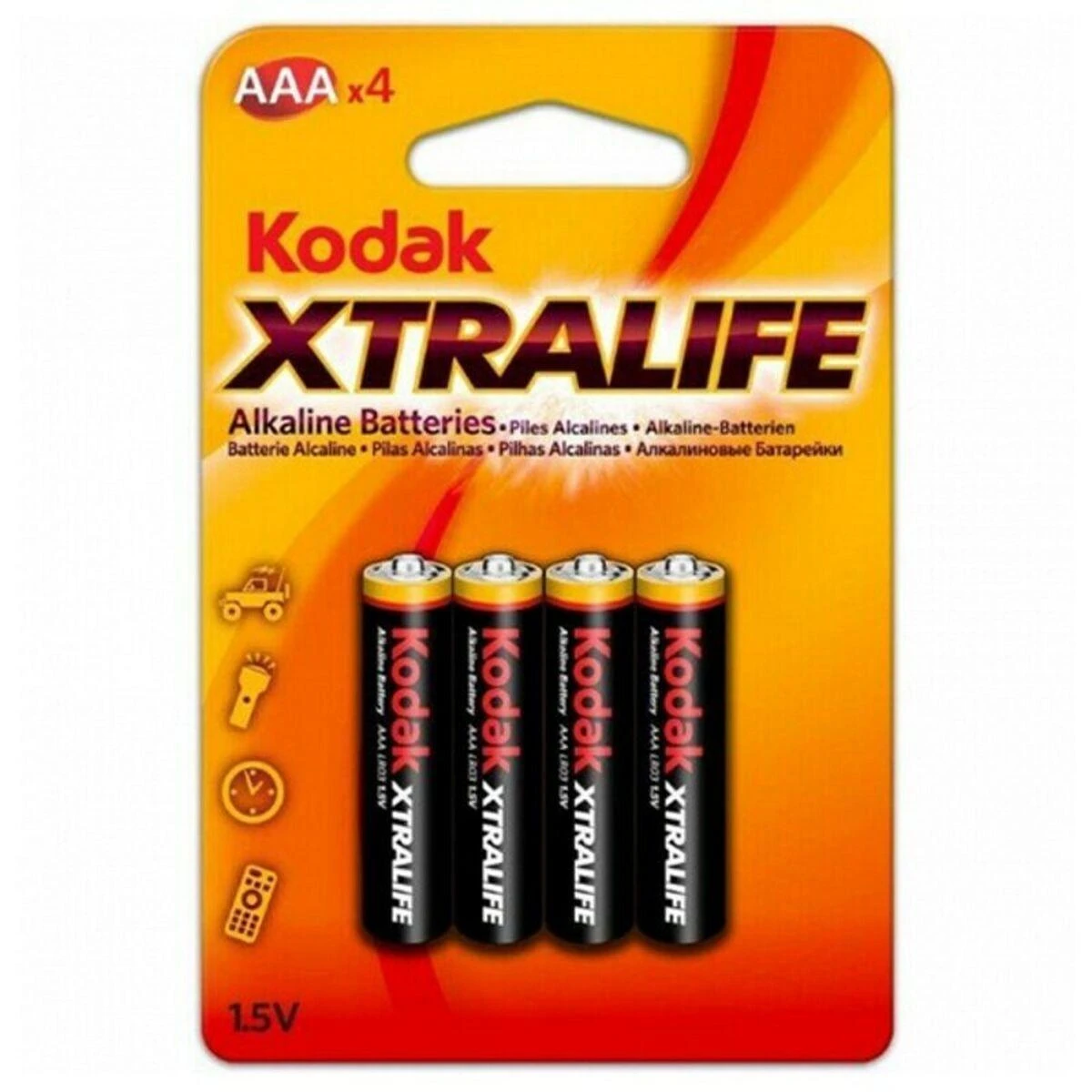 KODAK Xtralife LR03 (AAA) 4 pak. Elementai