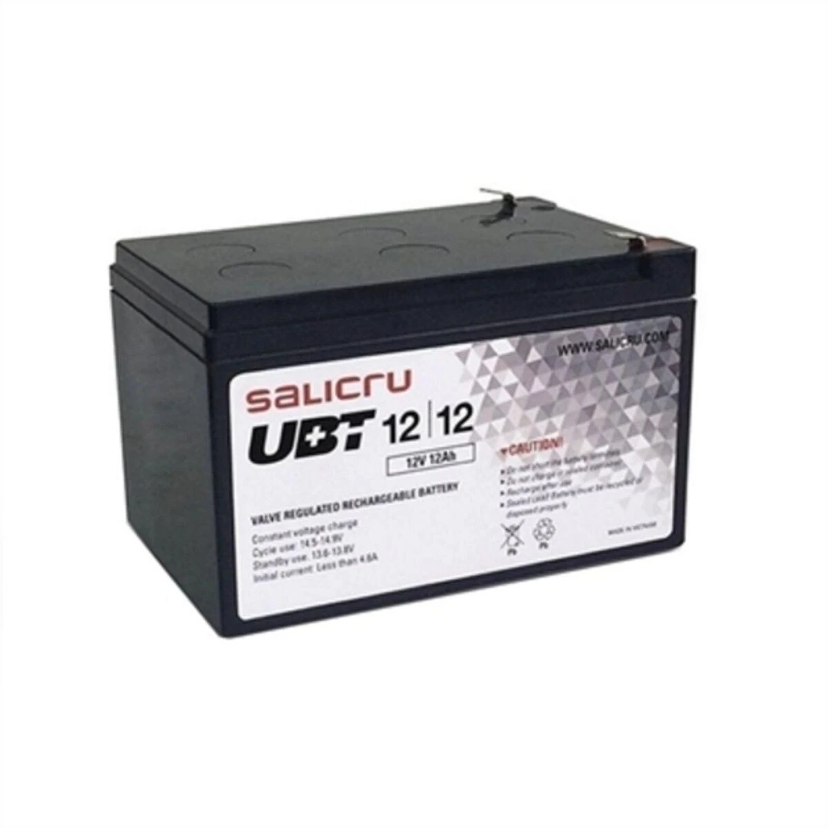 Salicru Bateria do Maitinimo šaltinis awaryjny UPS Salicru 013BS000003 12 ah 12 v