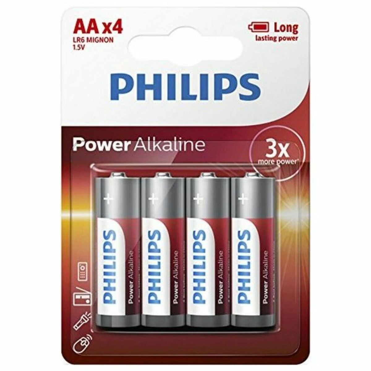 Philips Power Alkaline baterija LR6P4B/10