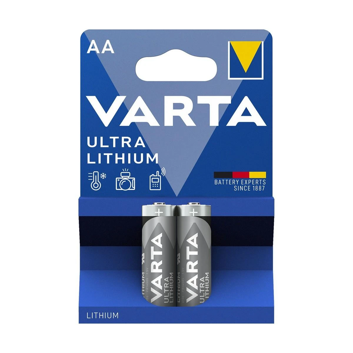 Varta Ultra Lithium AA elementas, 2 vnt.