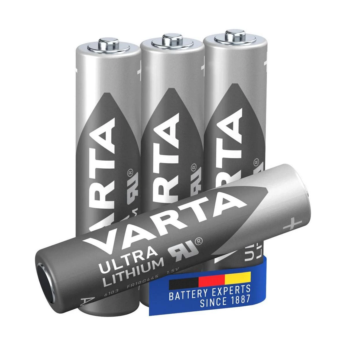 Varta Ultra Lithium AAA 1,5V 1100mAh elementas 6103, 4 vnt.