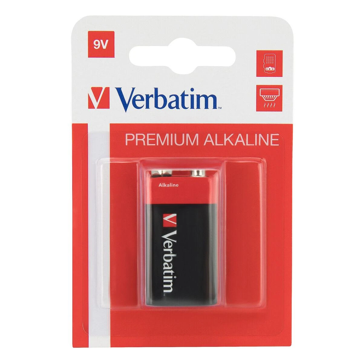Verbatim 49924 Alkaline baterija 9V (Hangcard) (1 vnt pakuotėje)