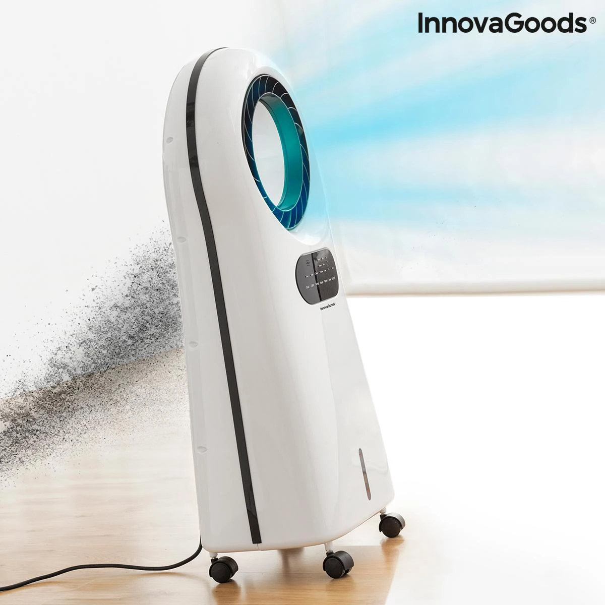 InnovaGoods oro kondicionierius su jonizatoriumi ir LED lempute Evareer