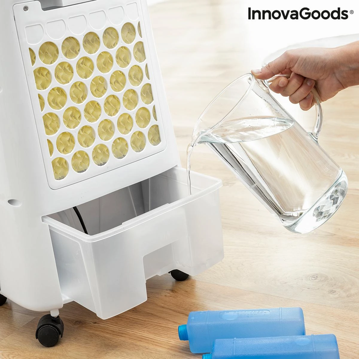 InnovaGoods oro kondicionierius su jonizatoriumi ir LED lempute Evareer
