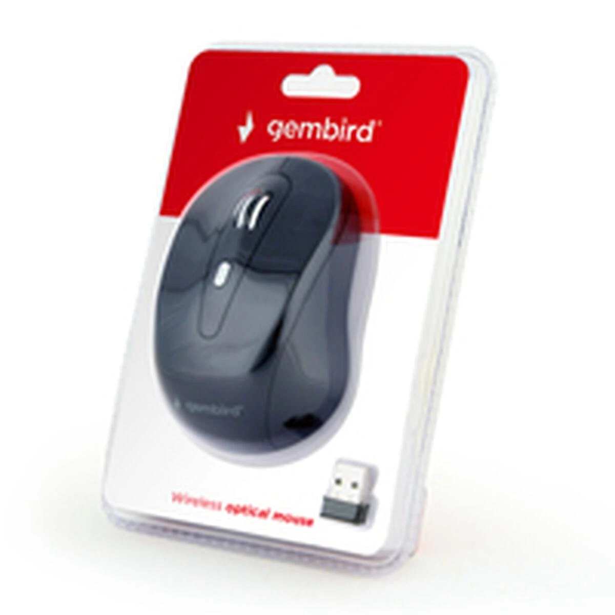 GEMBIRD MUSW-6B-01 Gembird Optinė belaidė pelė MUSW-6B-01, 1600 DPI, nano USB, juodas