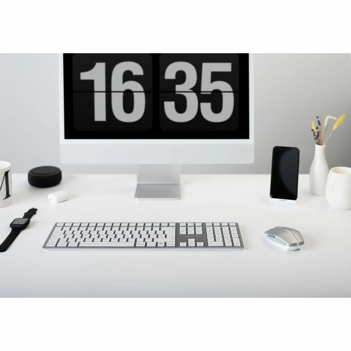 CHERRY GENTIX BT - Bluetooth pelė 4.0 - Frosted Sidabrinis