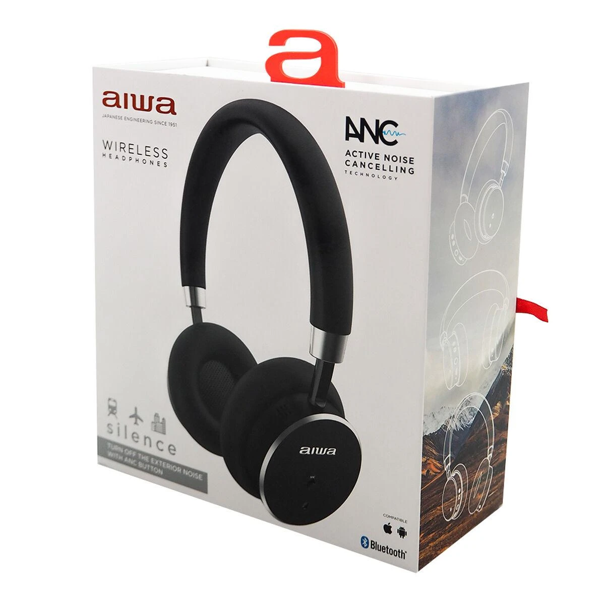 Ausinės Aiwa HSTBTN-800BK