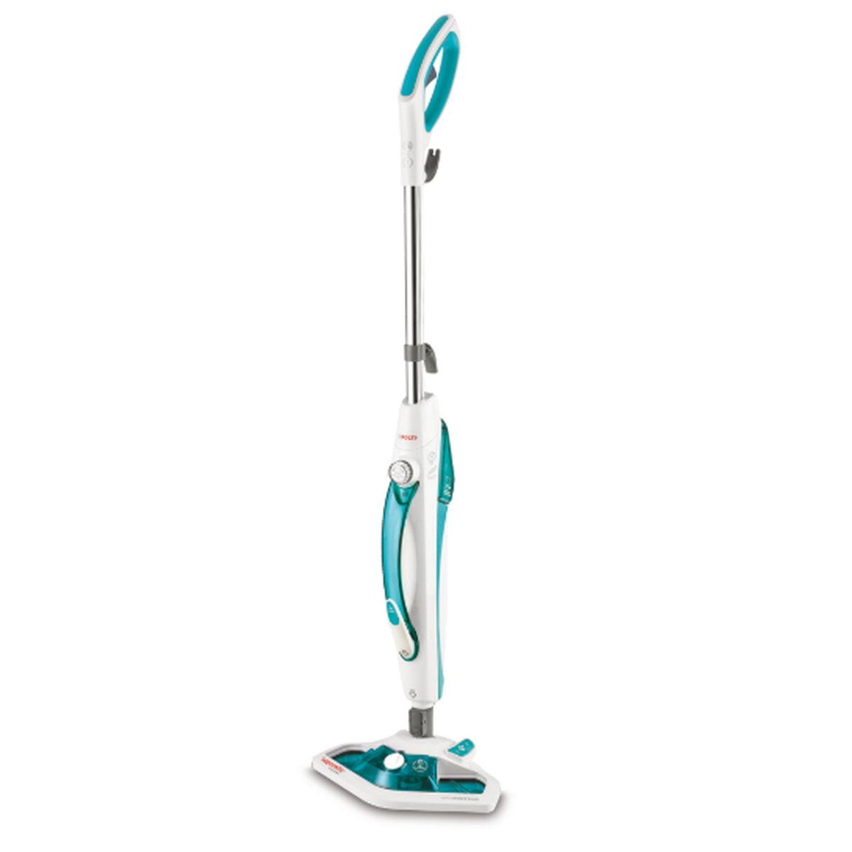 Polti | Garinė šluota | PTEU0282 Vaporetto SV450_Double | Garinė šluota ir rankinis garinis valytuvas | 1500 W | Veikimo spindulys 7,5 m | Baltas