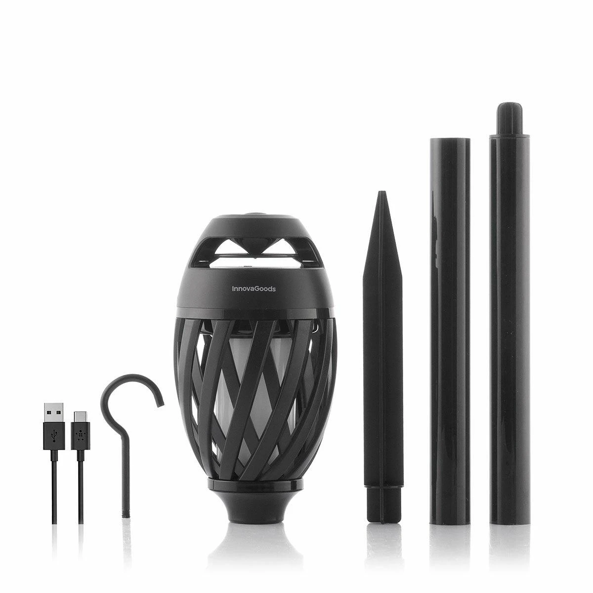 Belaidis garsiakalbis su liepsnos efekto LED lempa Spekkle InnovaGoods