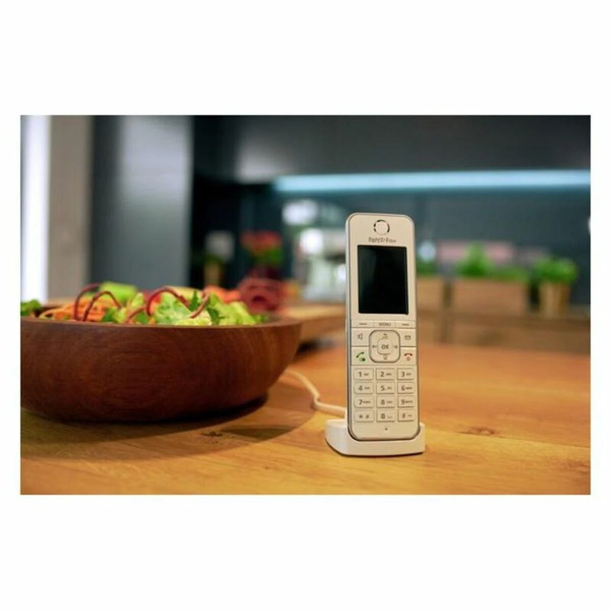 Mobilusis telefonas AVM PHONE belaidis DECT cyfrowy Fritz! C6 Baltas