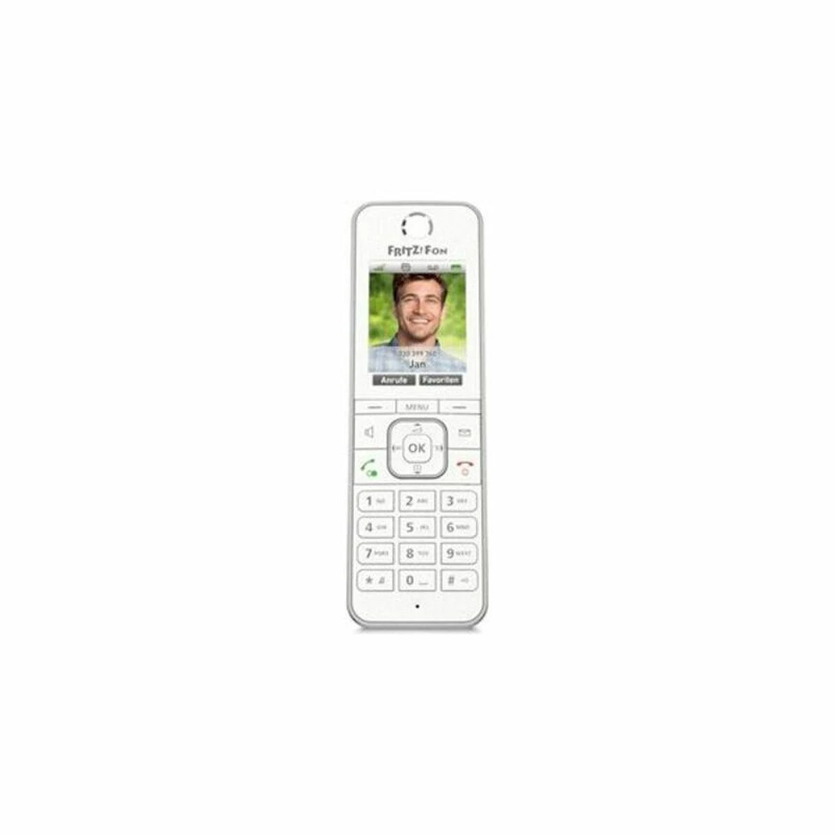 Mobilusis telefonas AVM PHONE belaidis DECT cyfrowy Fritz! C6 Baltas