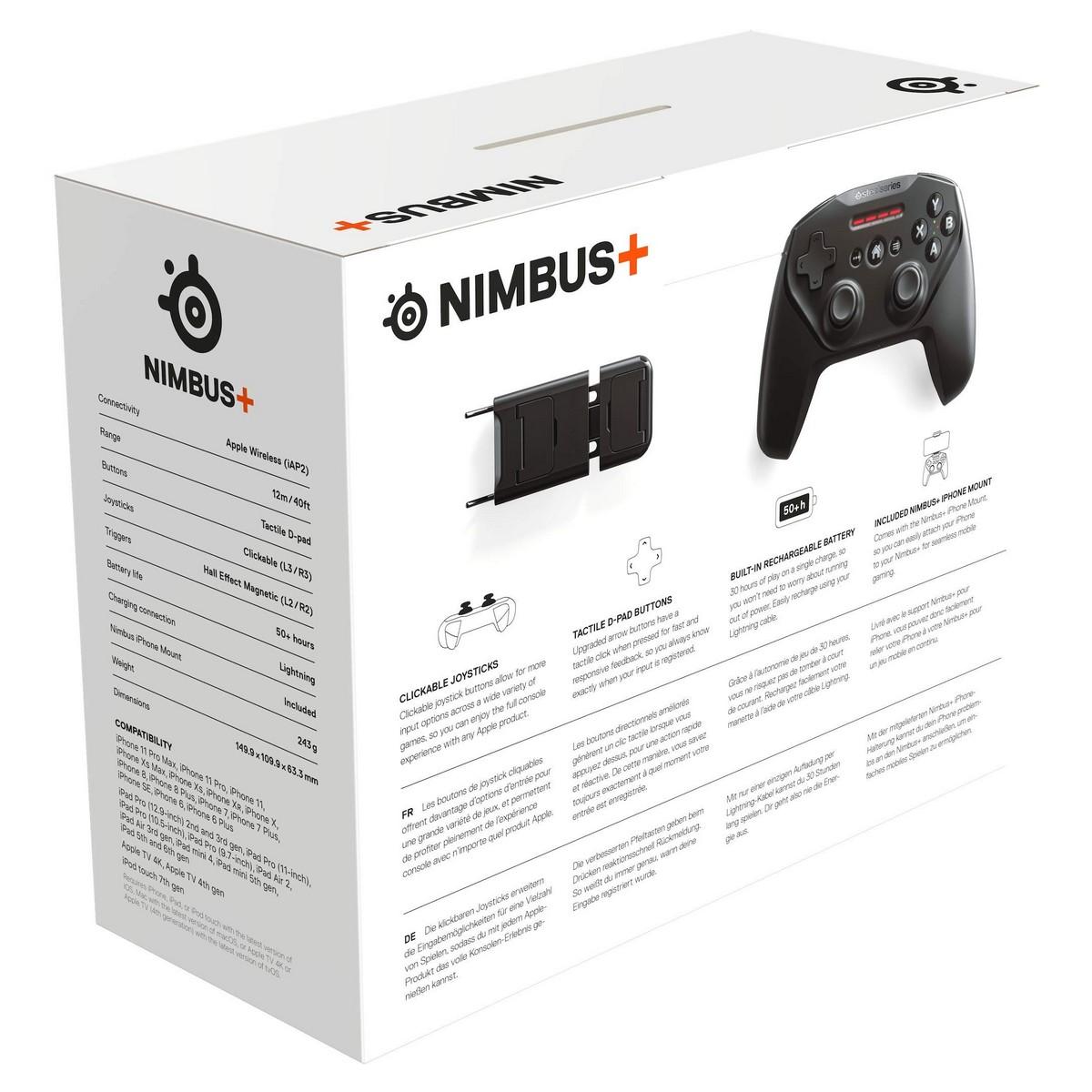 SteelSeries Nimbus+ žaidimų pultas, Juodas