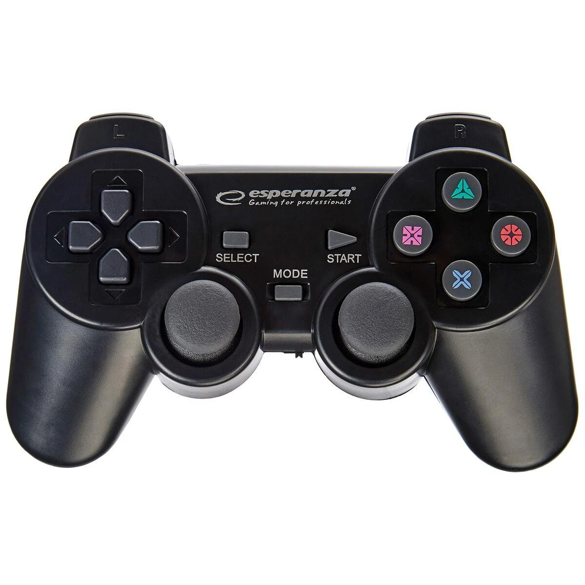Bevielis ŽAIDIMŲ PULTAS SU VIBRACIJOMIS ESPERANZA EGG108K GLADIATOR PC / PS3