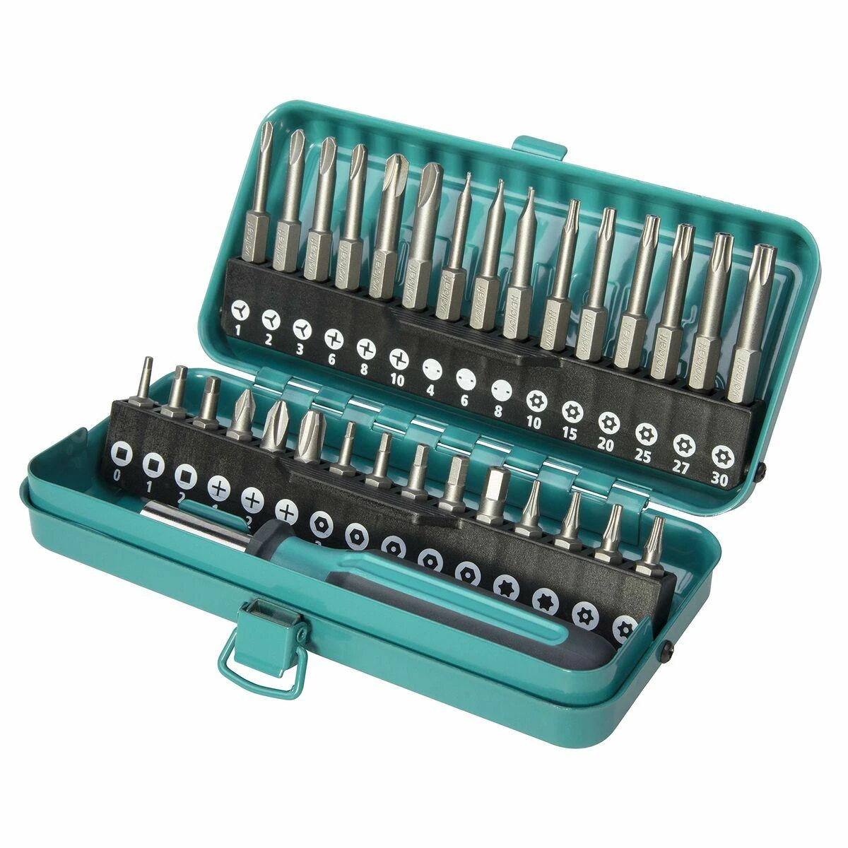 Atsuktuvų rinkinys su antgaliais Wolfcraft 1386000 - 30 vnt