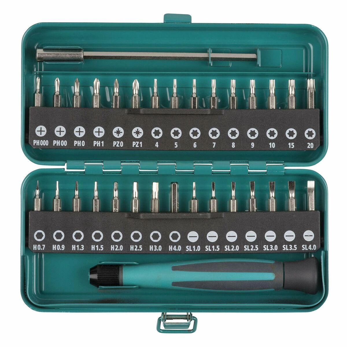 Atsuktuvų rinkinys su antgaliais Micro Wolfcraft 1389000 - 30 vnt