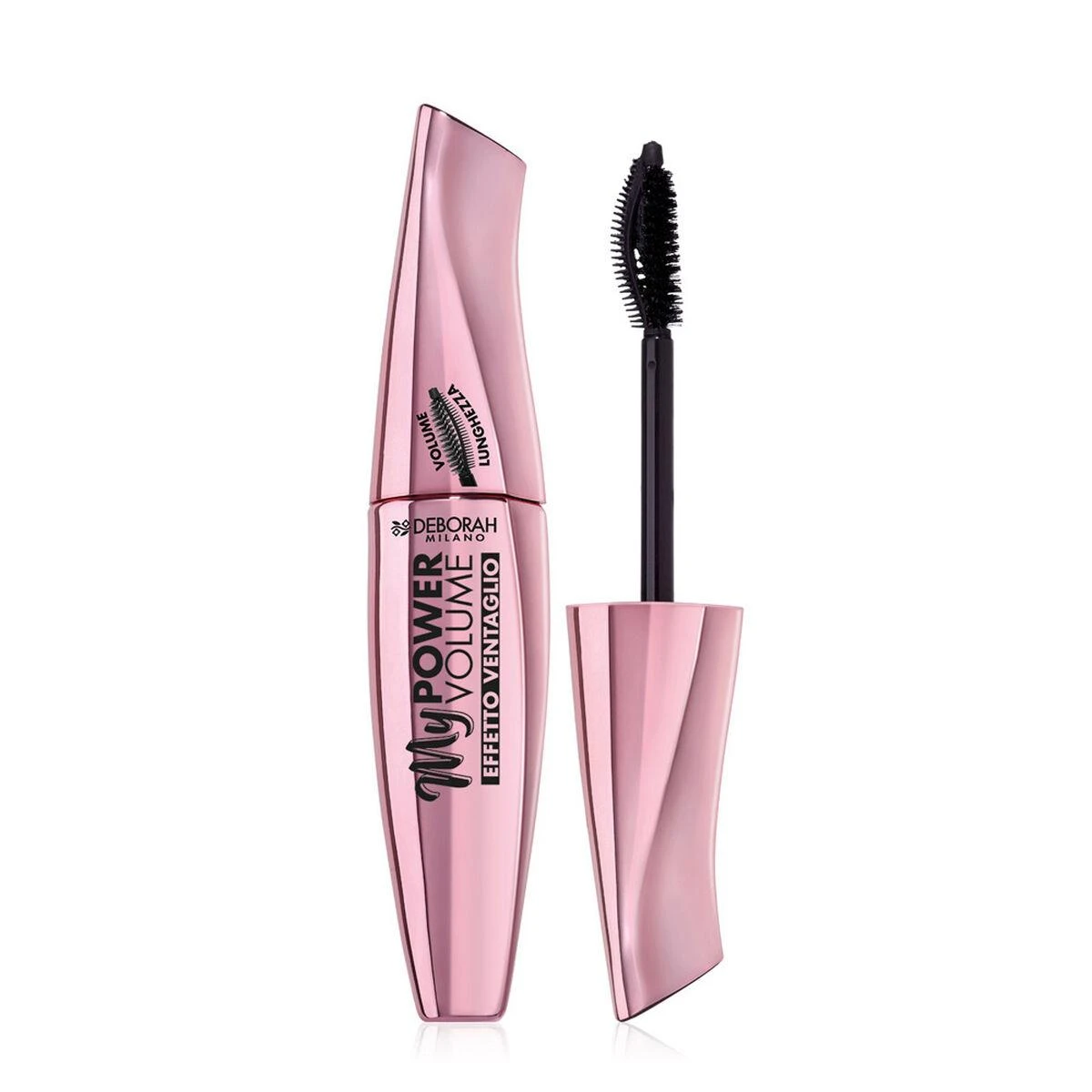 Deborah My Power Volumizing Blakstienų tušas Extra Juodas, 14 ml