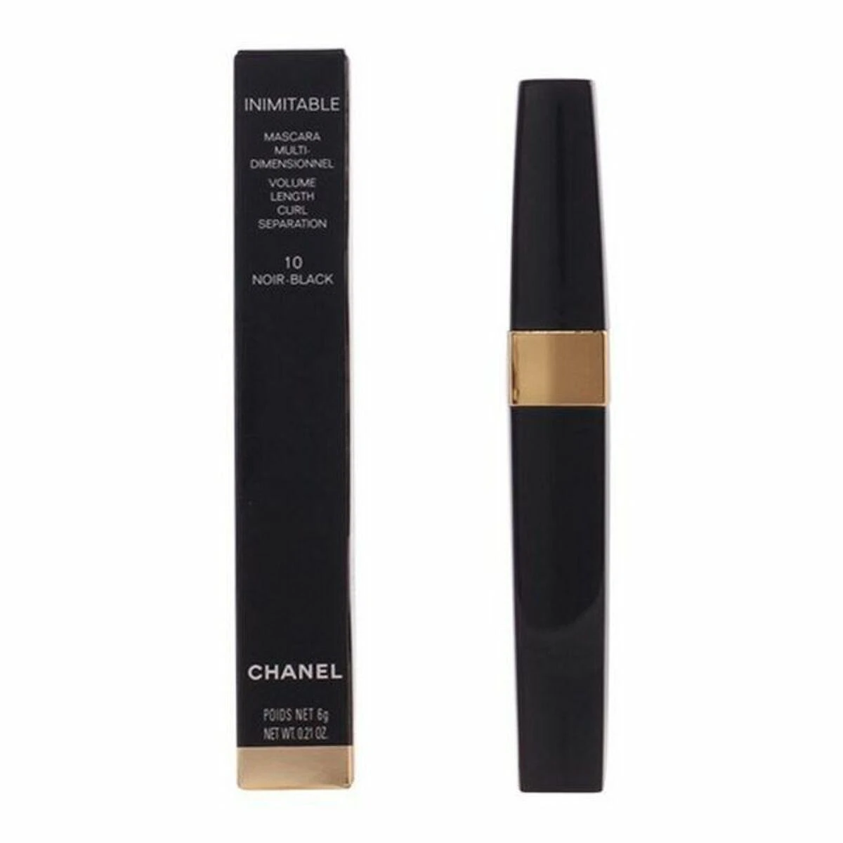Shiseido Chanel Inimitable Multi Dimensional Blakstienų tušas 30 Noir Brun 6g