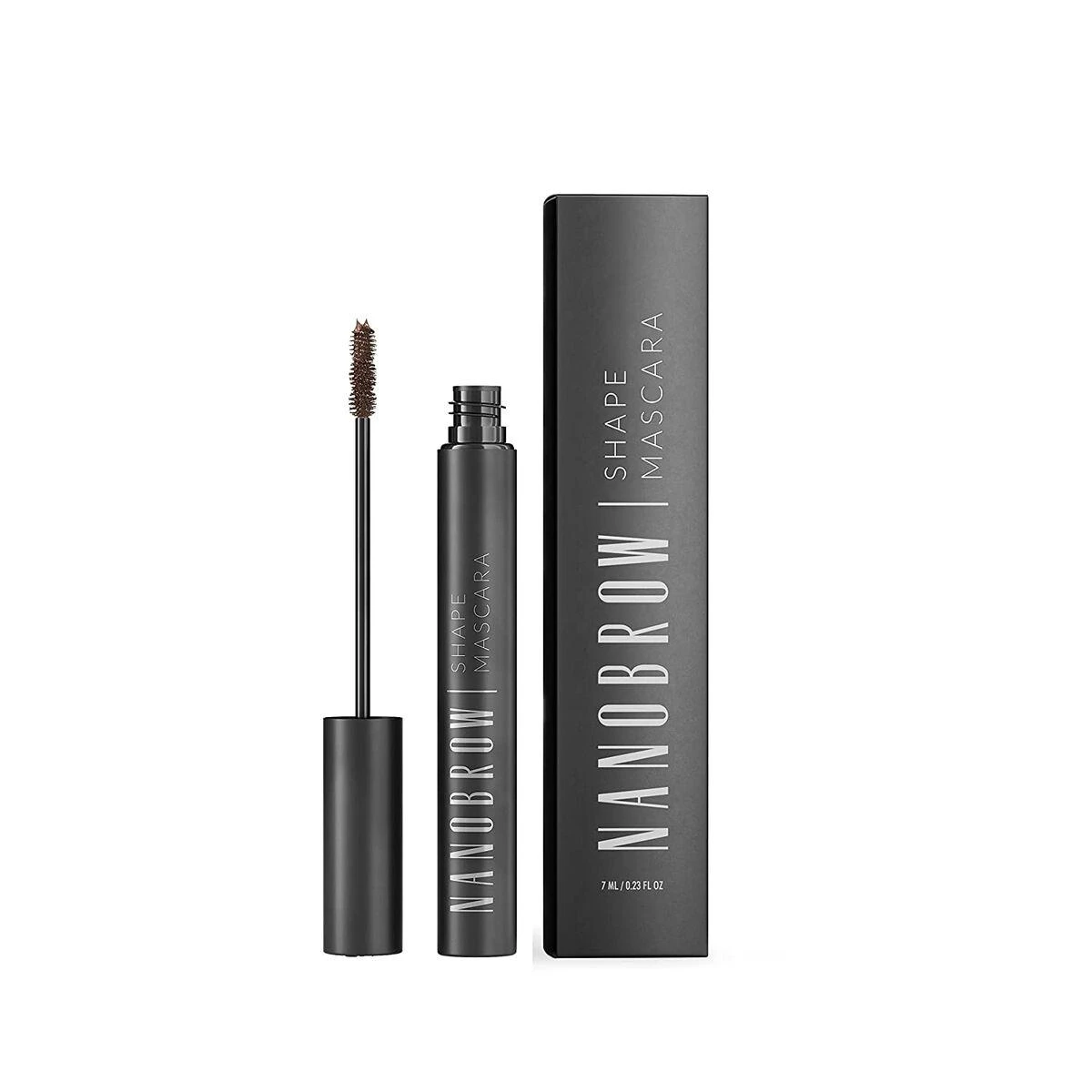 Nanobrow Shape Blakstienų tušas Brown, 7 ml