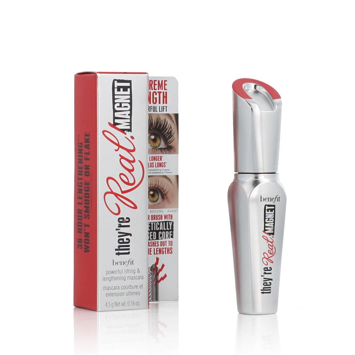 Benefit They´re Real! Magnet Blakstienų tušas Mini blakstienų tušas, atspalvis: Juodas, 4,5 ml