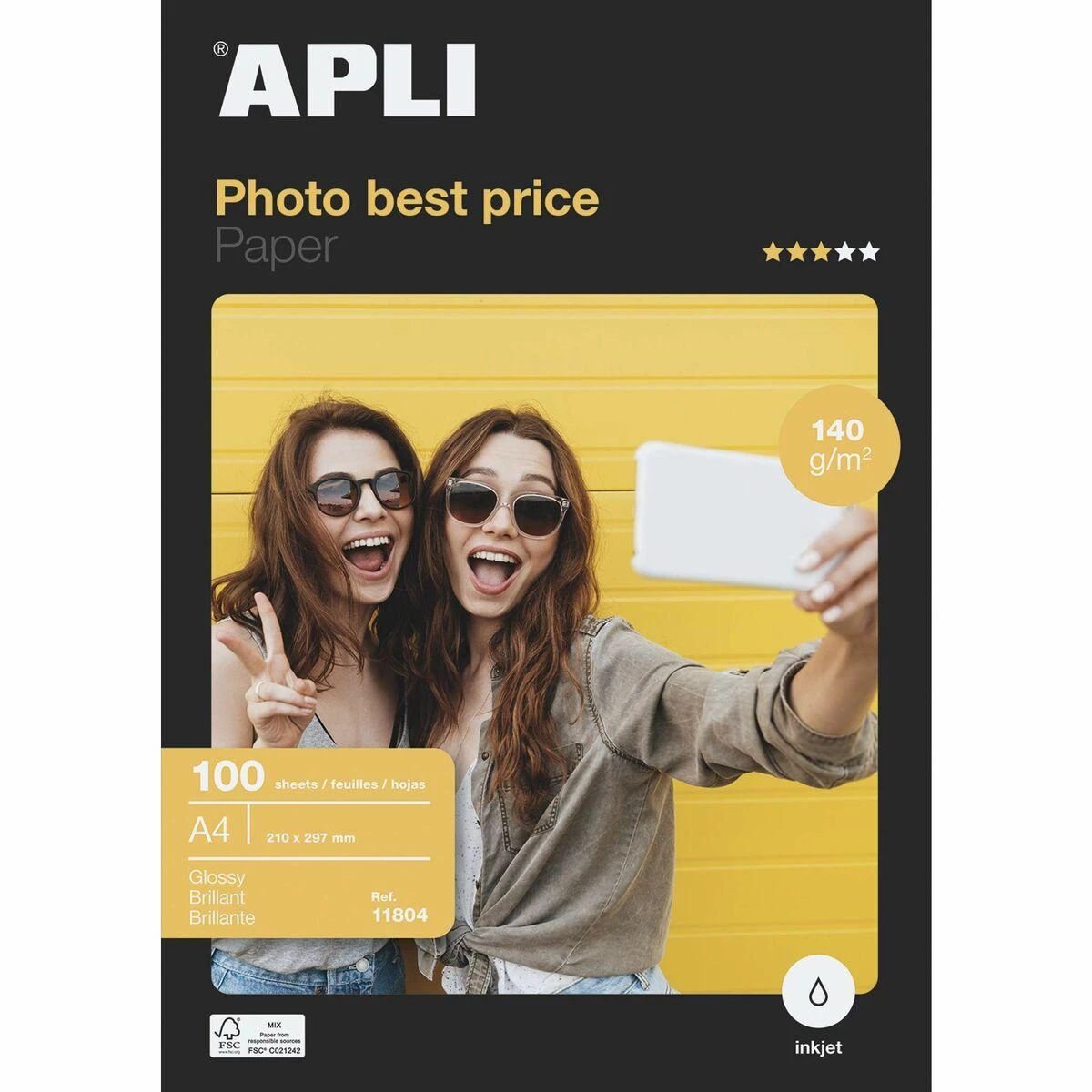 „Apli“ fotopopierius A4 formato spausdintuvams