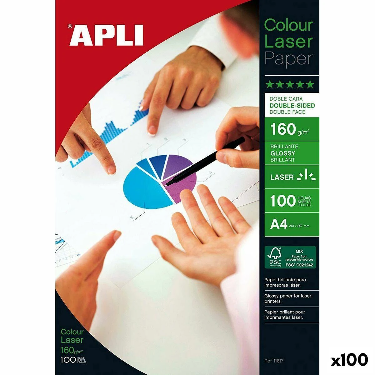 Apli A4 Spausdintuvo fotopopierius