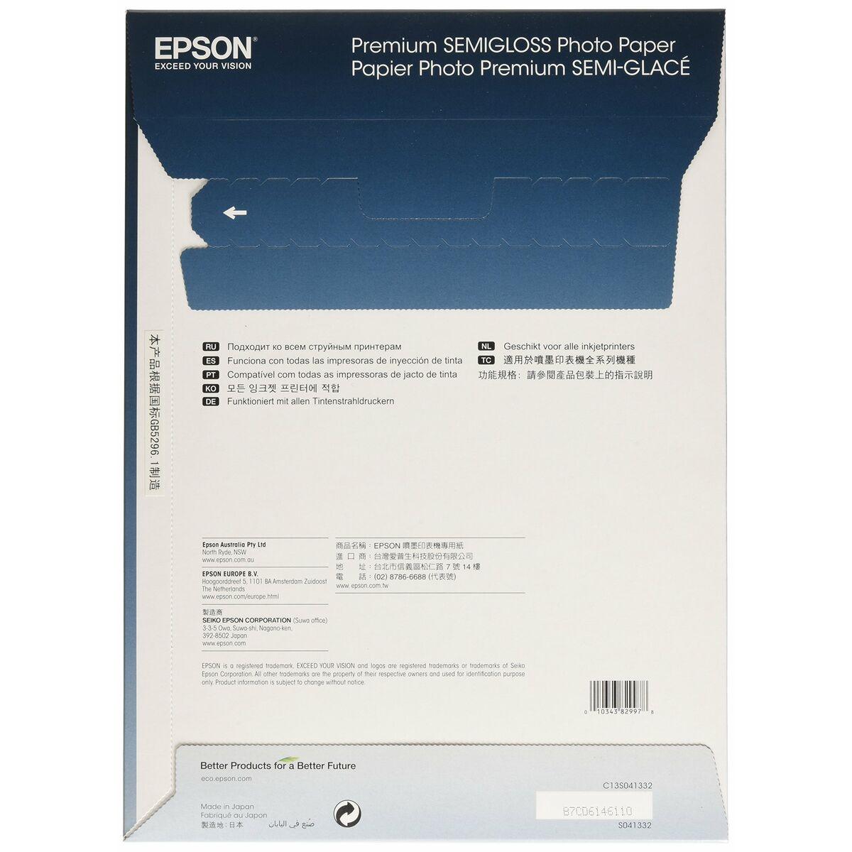 „Epson“ fotopopierius A4 formato spausdintuvui (C13S041332)