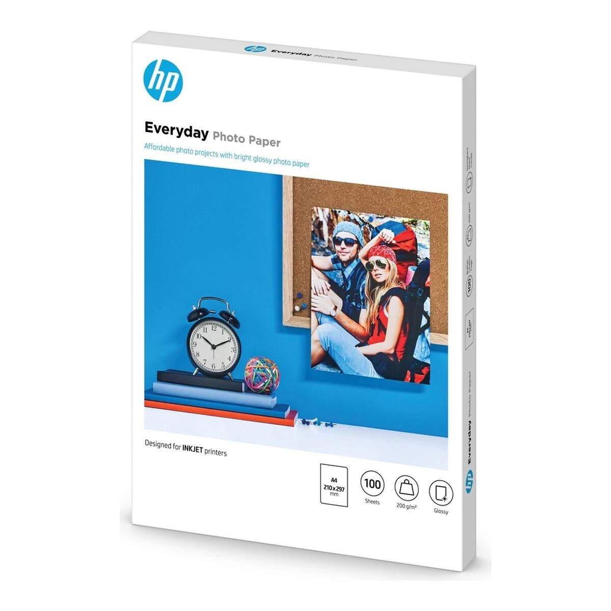 Hewlett Packard (HP) HP kasdienis fotopopierius A4 blizgus 100 lapų (200 g/m2)