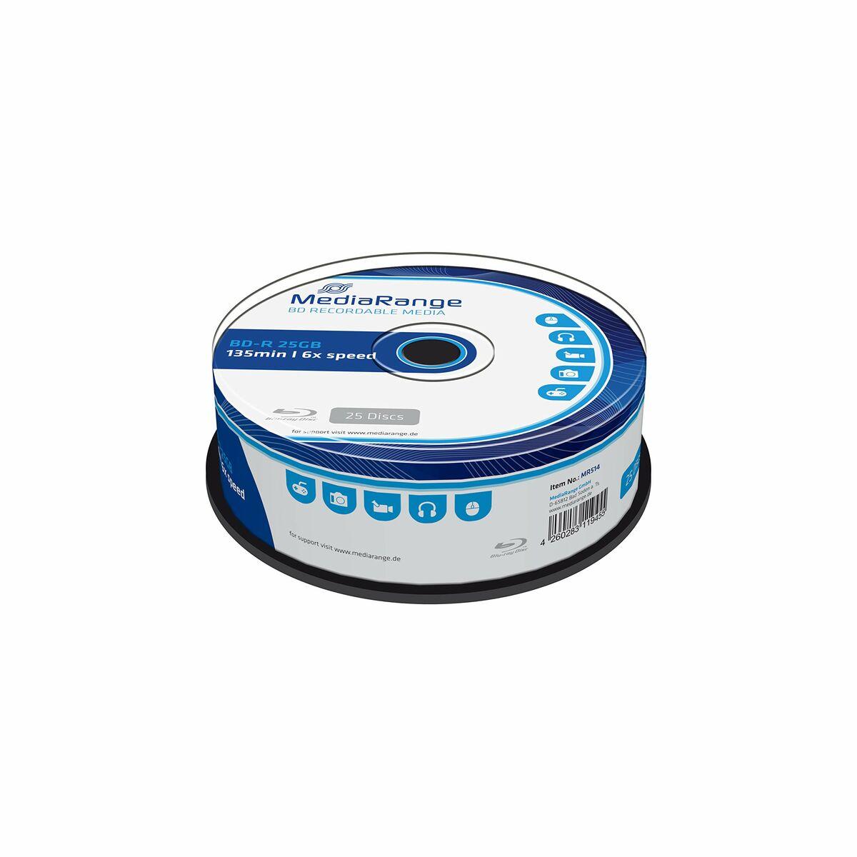 MediaRange BD-R 25 GB 6x25 vnt (MR514)