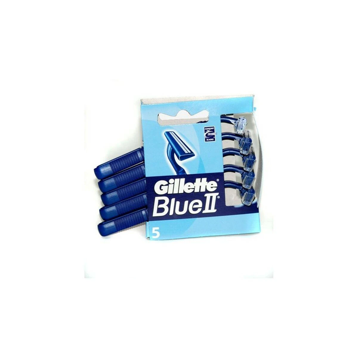 Gillette Mėlyna II 5 vienetai