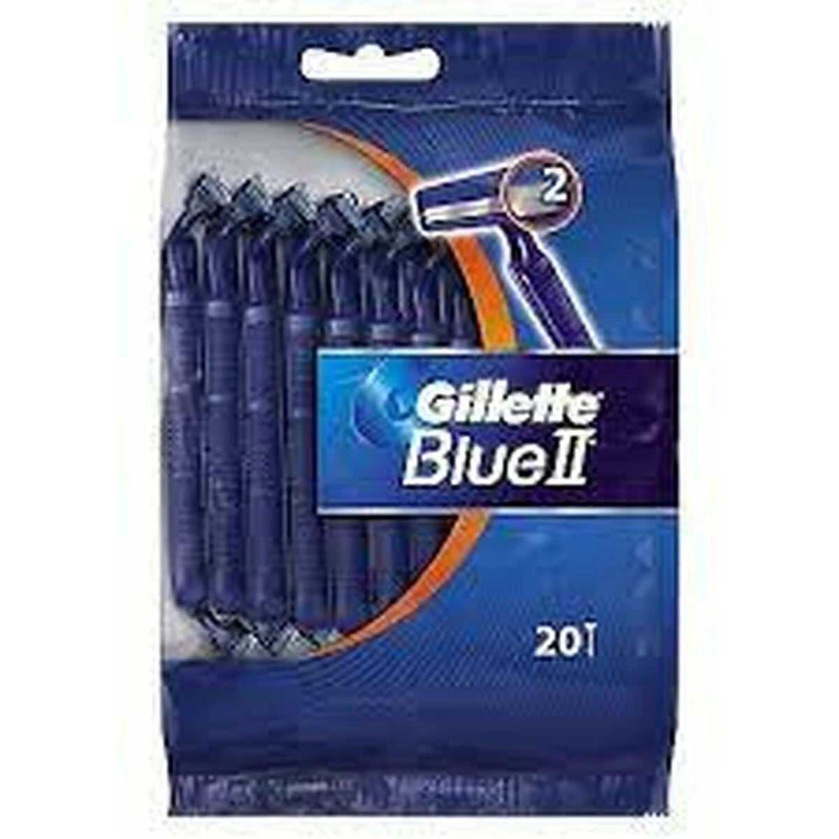Gillette Mėlyna II skutimosi peiliukai 15+5 vnt