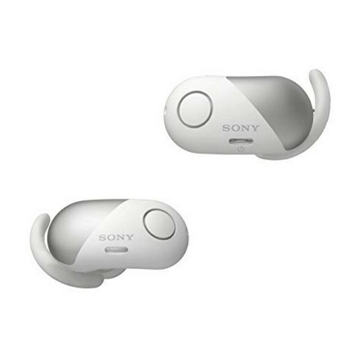 Belaidės triukšmą slopinančios sportinės ausinės Sony WF-SP700N, Baltos