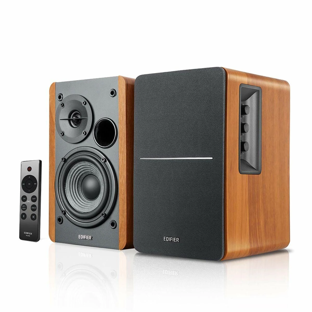 Kolonėlės Edifier R1280DBS, Rudos/Juodos spalvos