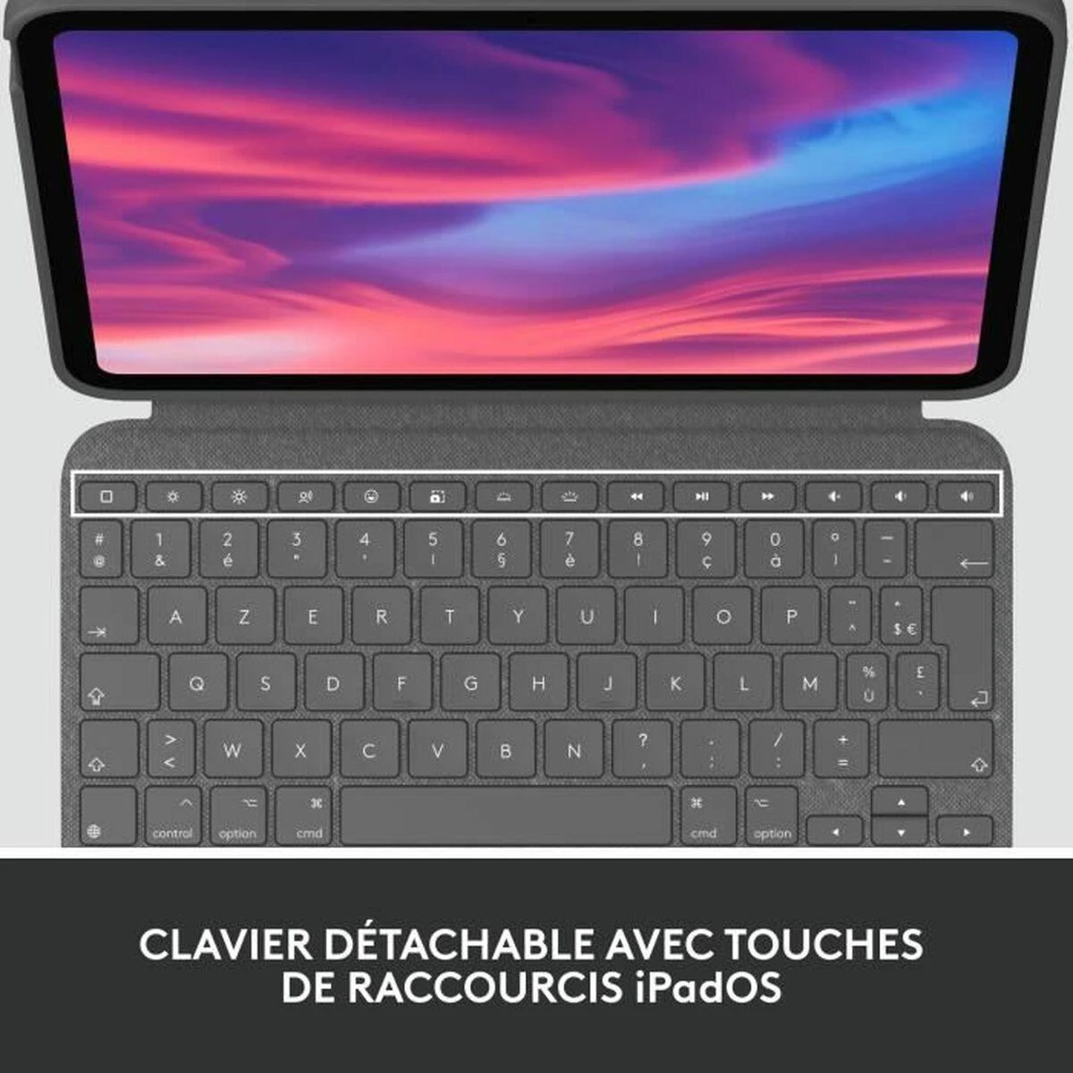 Klaviatūra ir pelė Kit Logitech COMBO TOUCH FOR IPAD (10TH GEN)