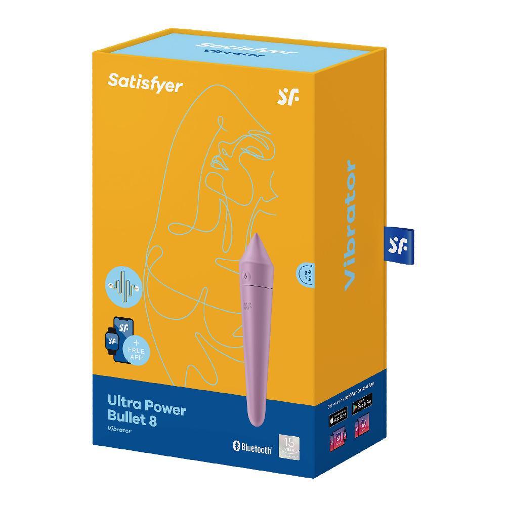 Bullet vibracija Ultra Power Satisfyer 8 Alyvinė